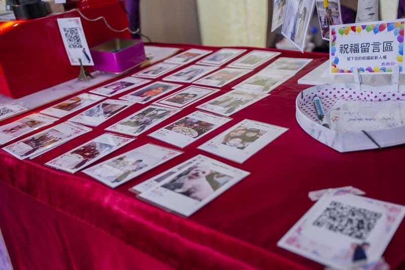 賓主盡歡，不用苦惱二進和婚禮小物的拍拍印