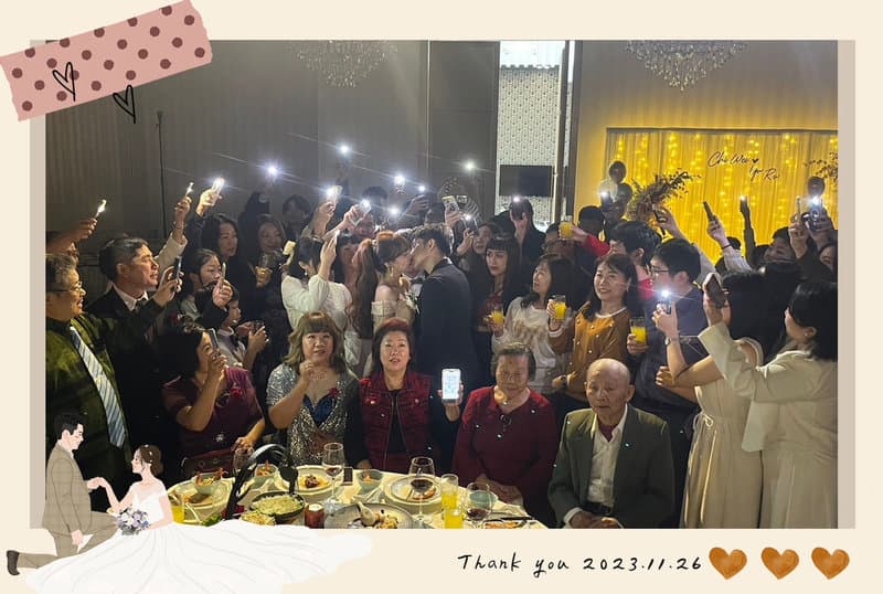 我們的拍拍印婚禮