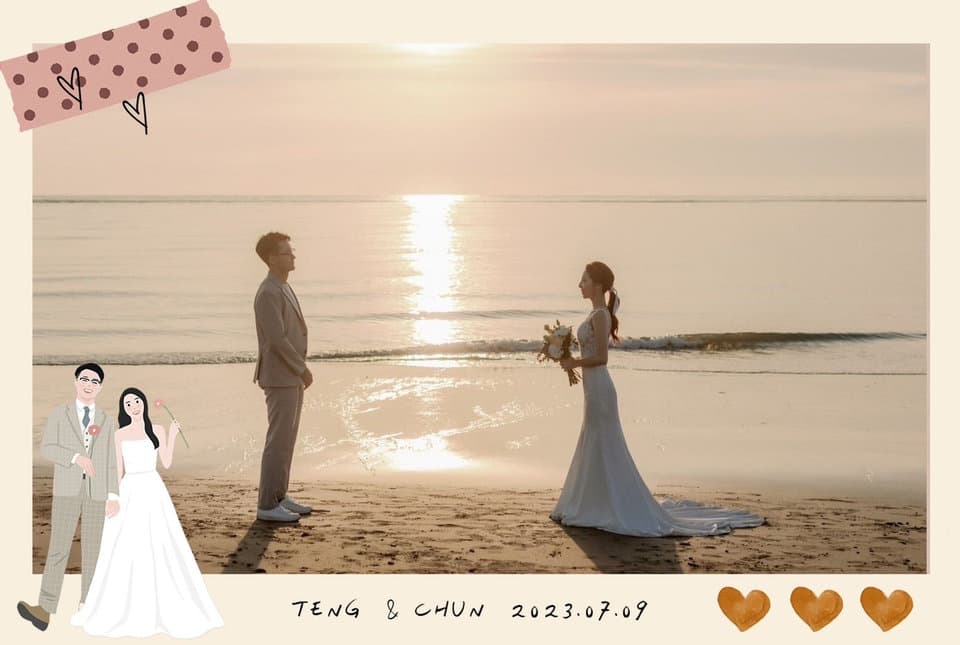 拍拍印豐富了我們的婚禮❤️