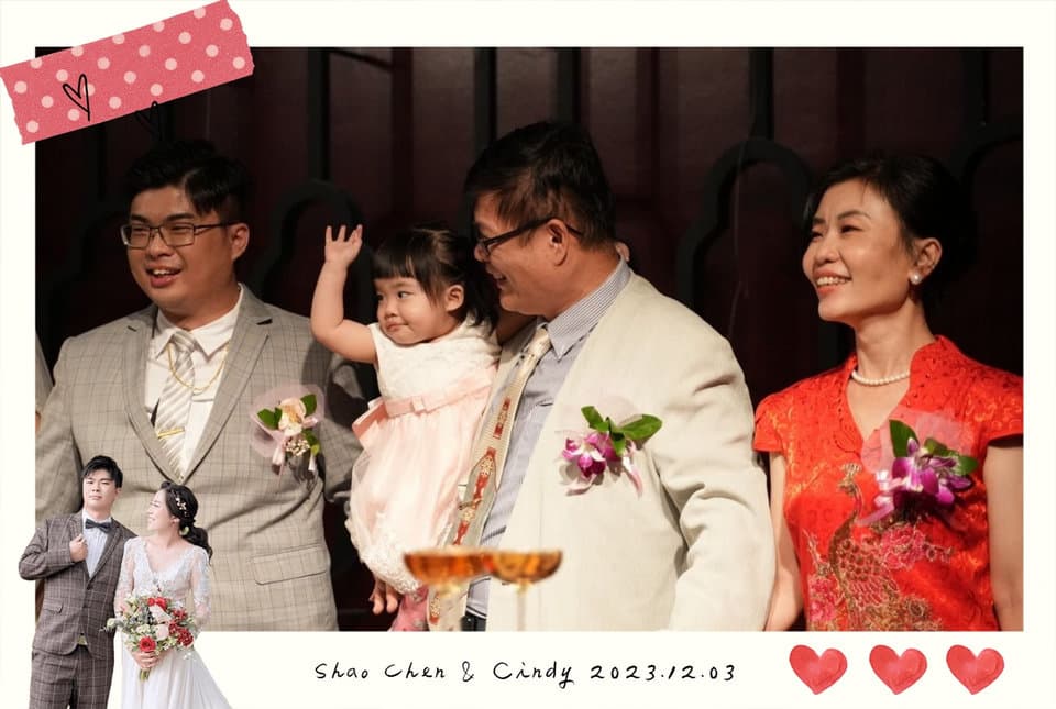 我的婚禮有拍拍印真好~